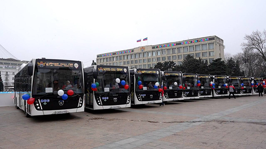 ООО «Социальные Системы» оснастили новый парк махачкалинских автобусов системой АСОП