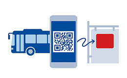 Оплата проезда QR|NFC табличками в транспорте Махачкалы